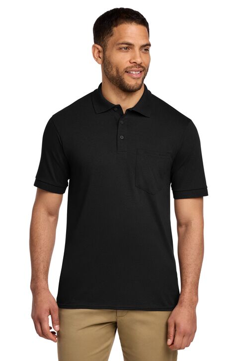 50/50 Jersey Polo Shirt with Pocket - Image 5