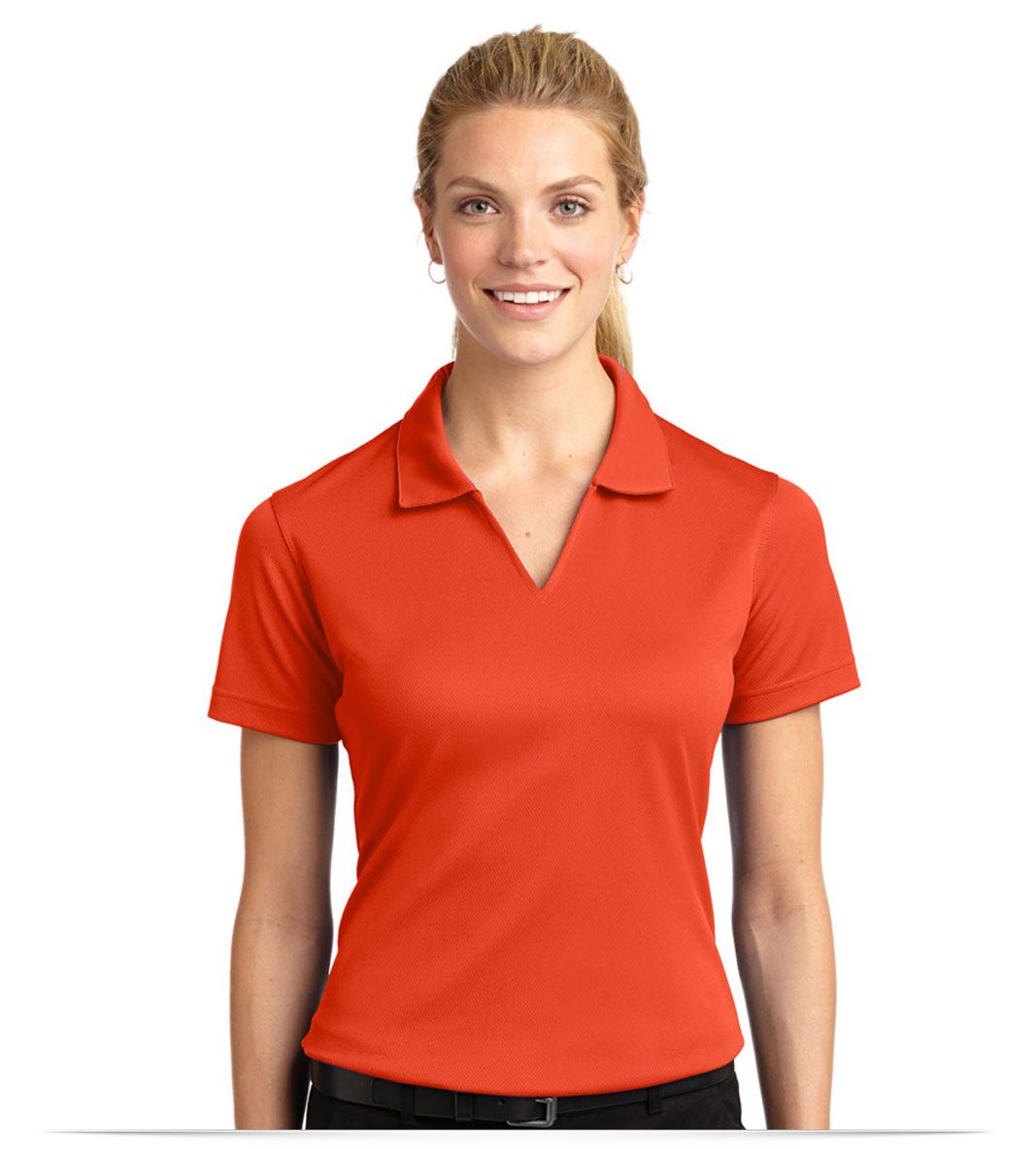 Customize Ladies Dri-Mesh V-Neck Sport Shirt