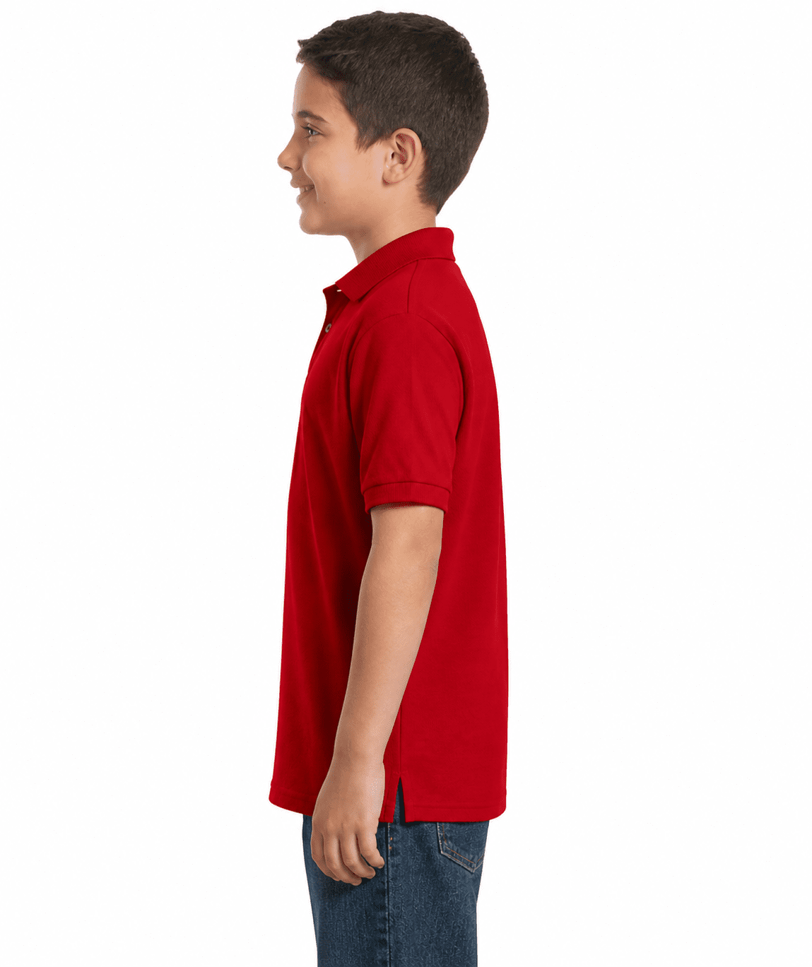 Personalized Kid’s School Shirt 65/35 Cotton/Poly - Image 3
