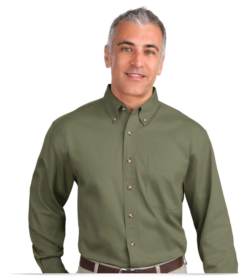 Personalized Long Sleeve Twill Shirt