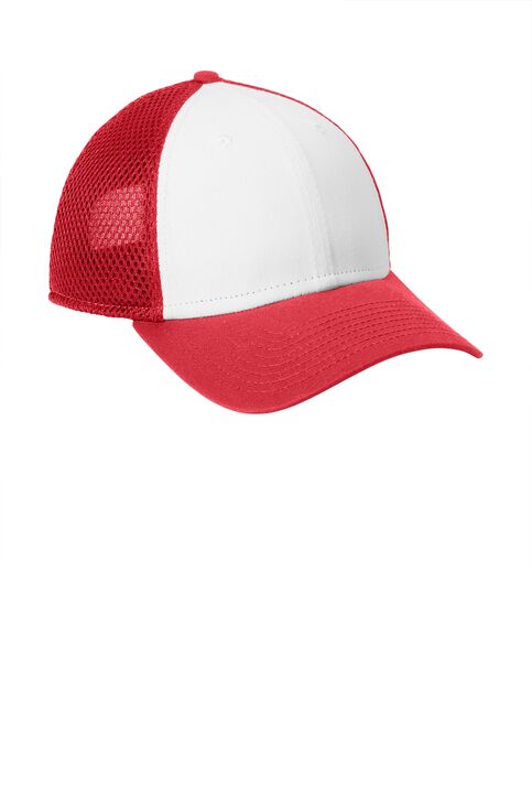 Snapback Contrast Front Mesh Cap - Image 2