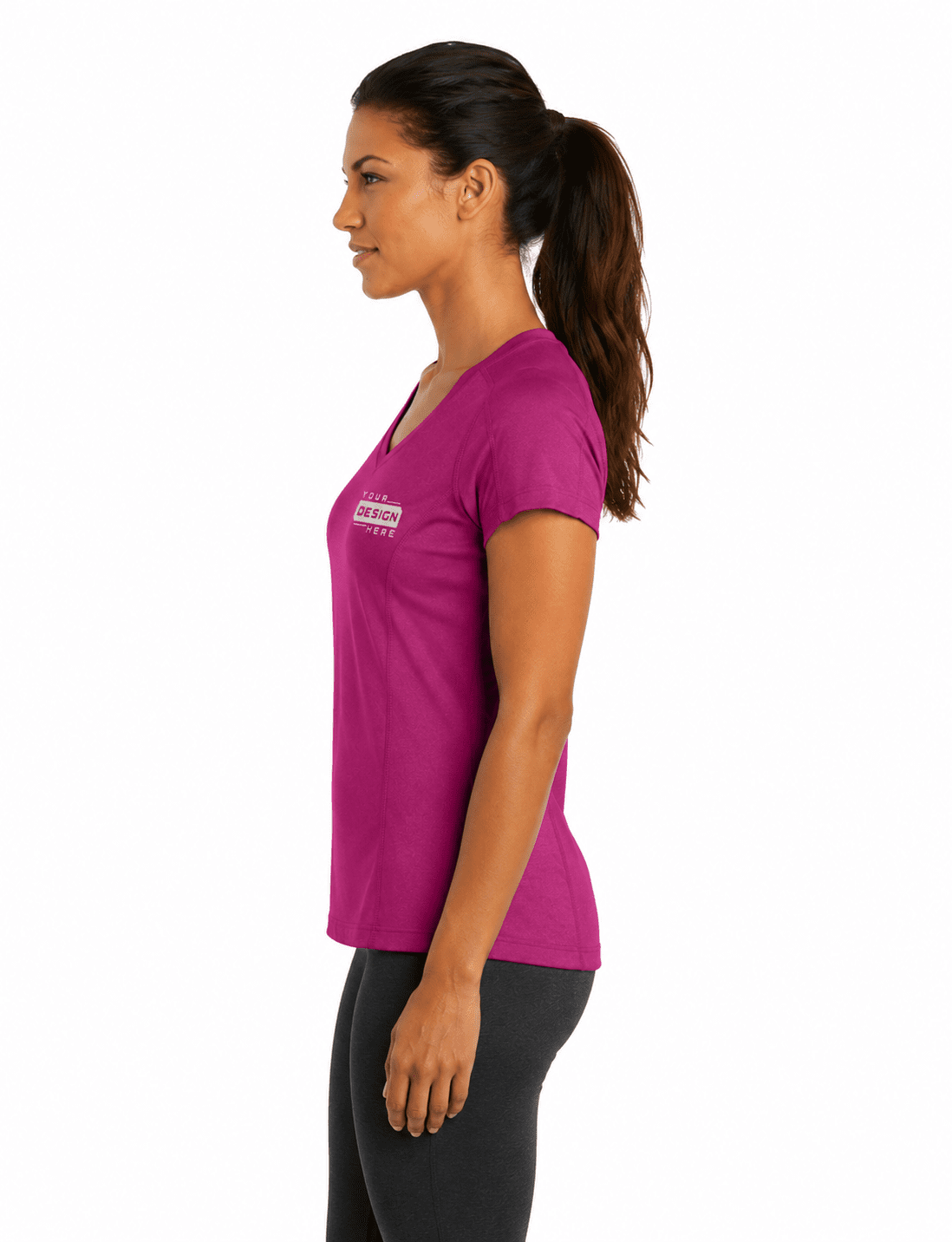 AllStar Logo Endurance Ladies Pulse V-Neck - Image 3