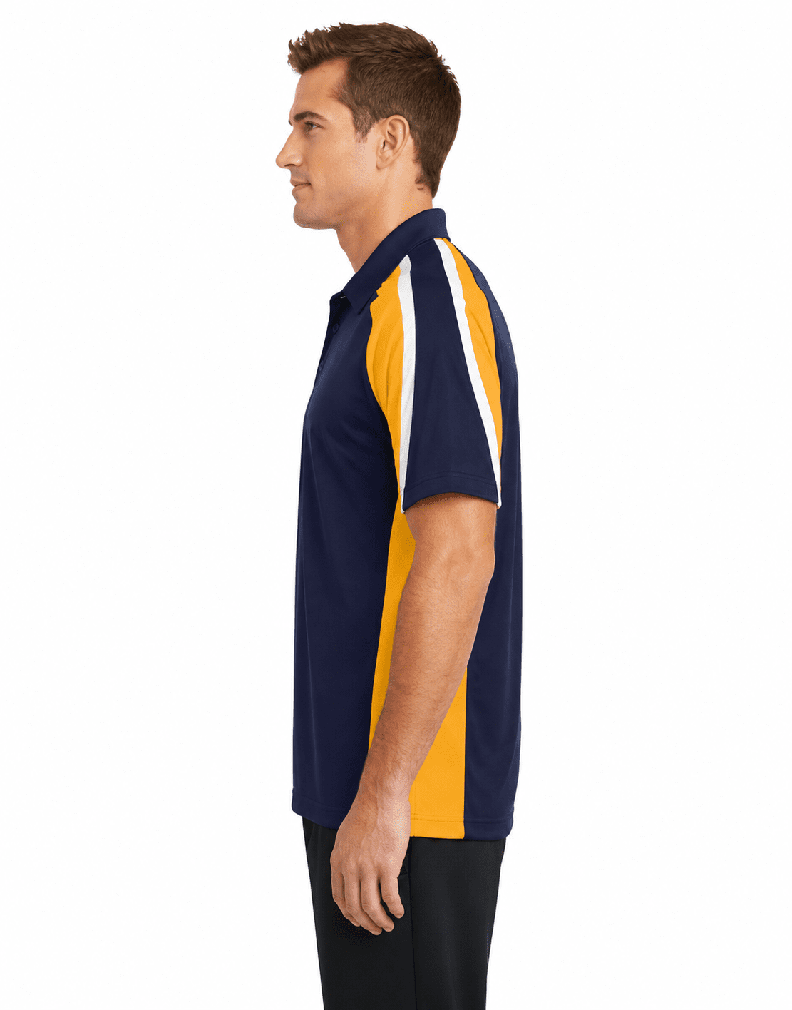Sport-Tek Tricolor Micropique Sport-Wick Polo - Image 3