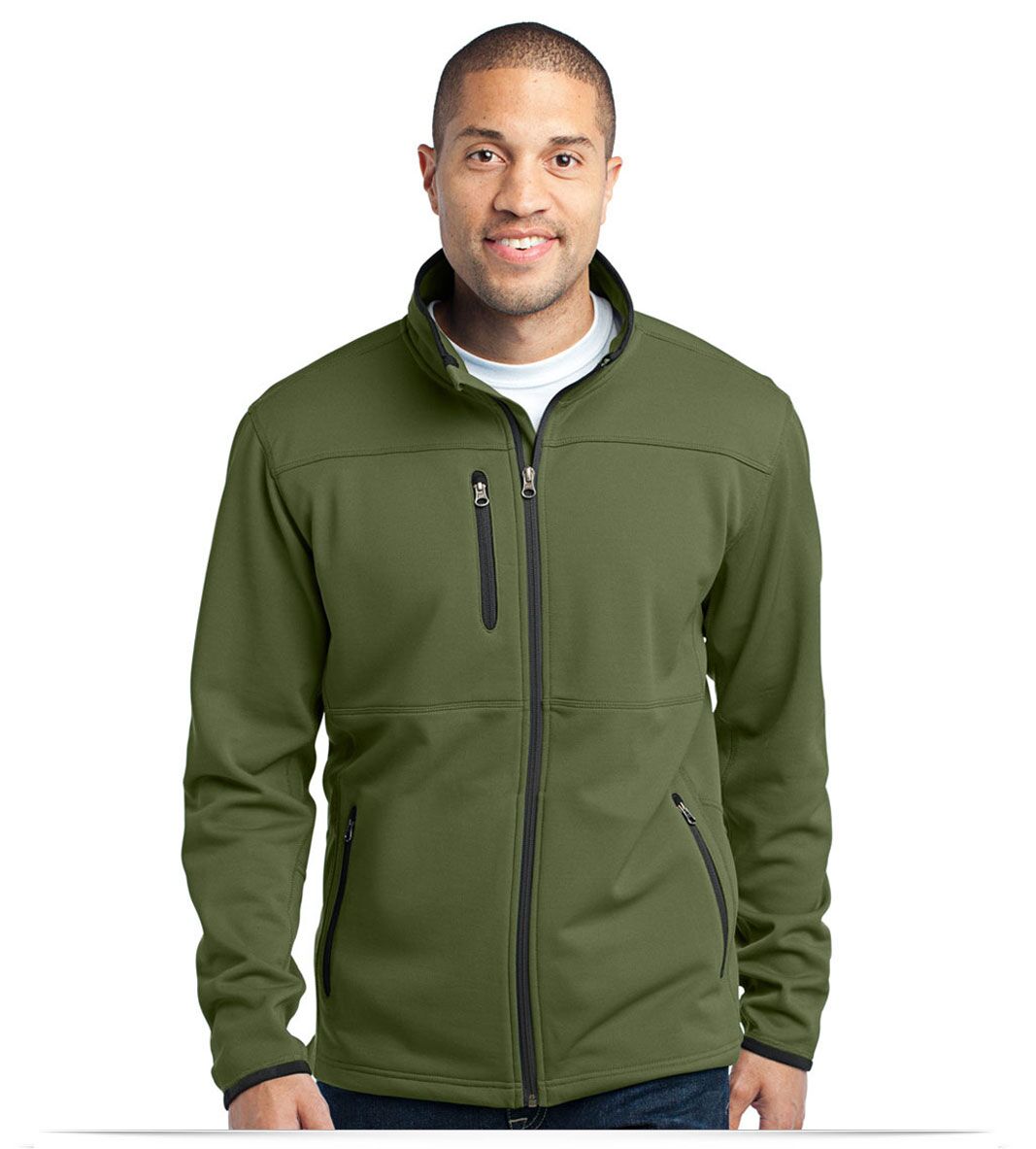 Tall Pique Fleece Jacket With Custom Logo