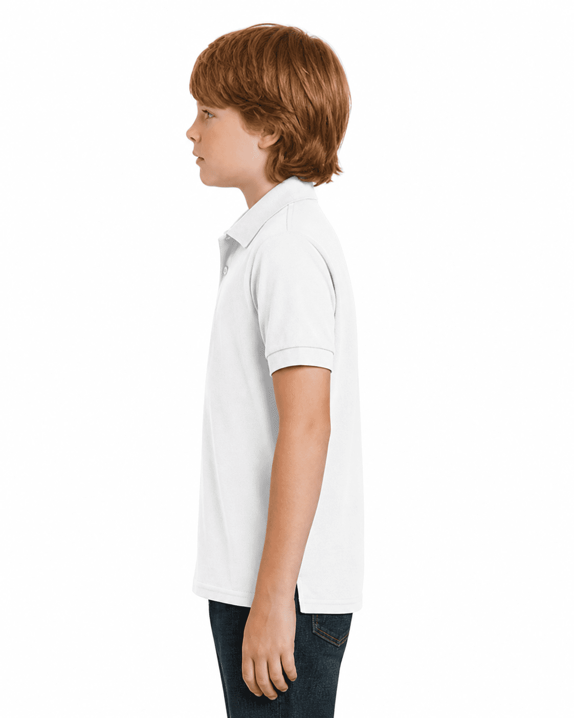 Gildan Youth DryBlend Pique Sport Shirt - Image 3