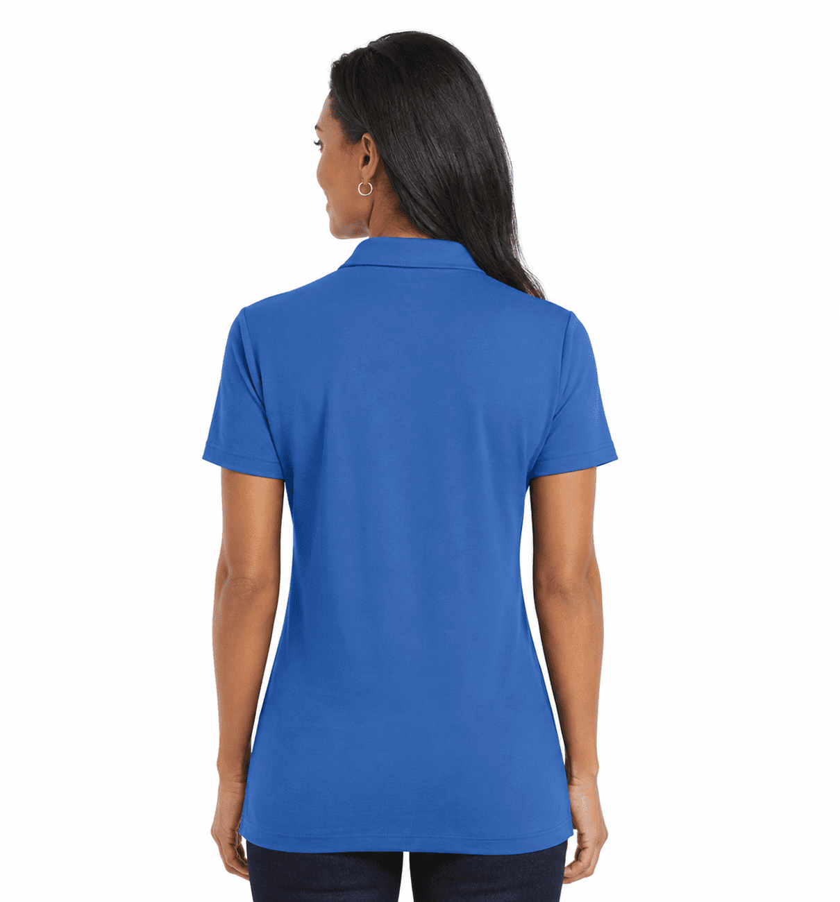 Port Authority Ladies Cotton Performance Polo - Image 4
