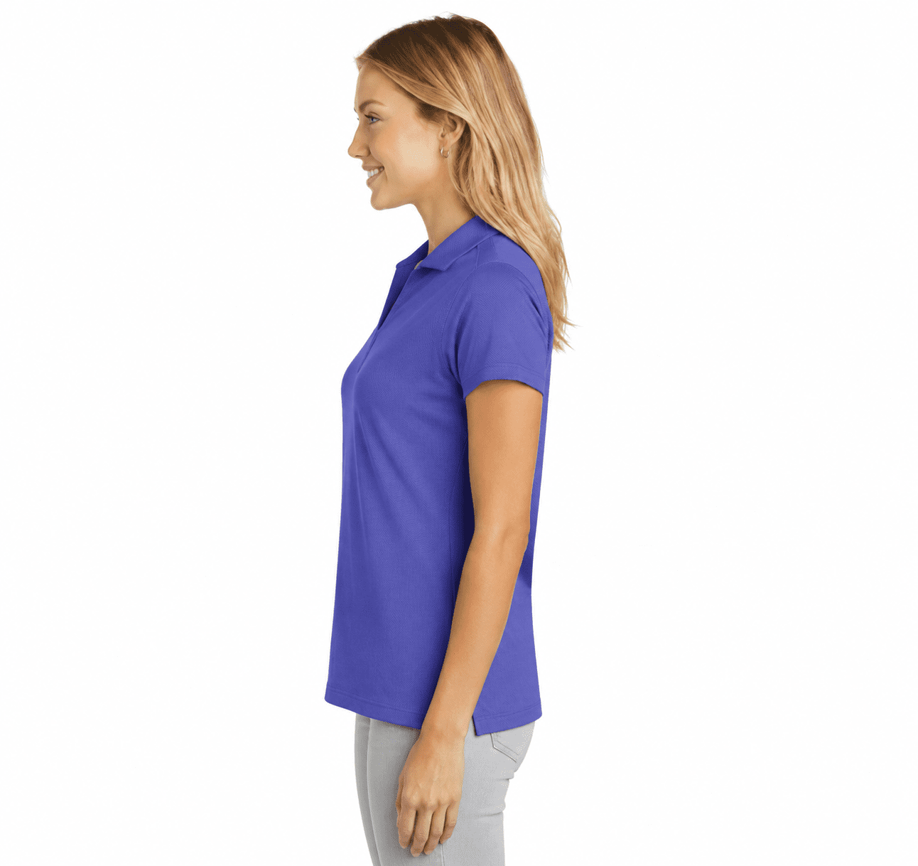 Port Authority Ladies Rapid Dry Mesh Polo - Image 3
