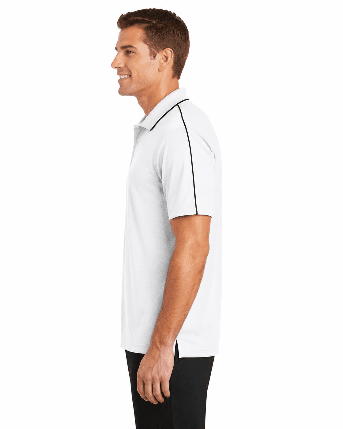 Sport-Tek Micropique Sport-Wick Piped Polo - Image 3