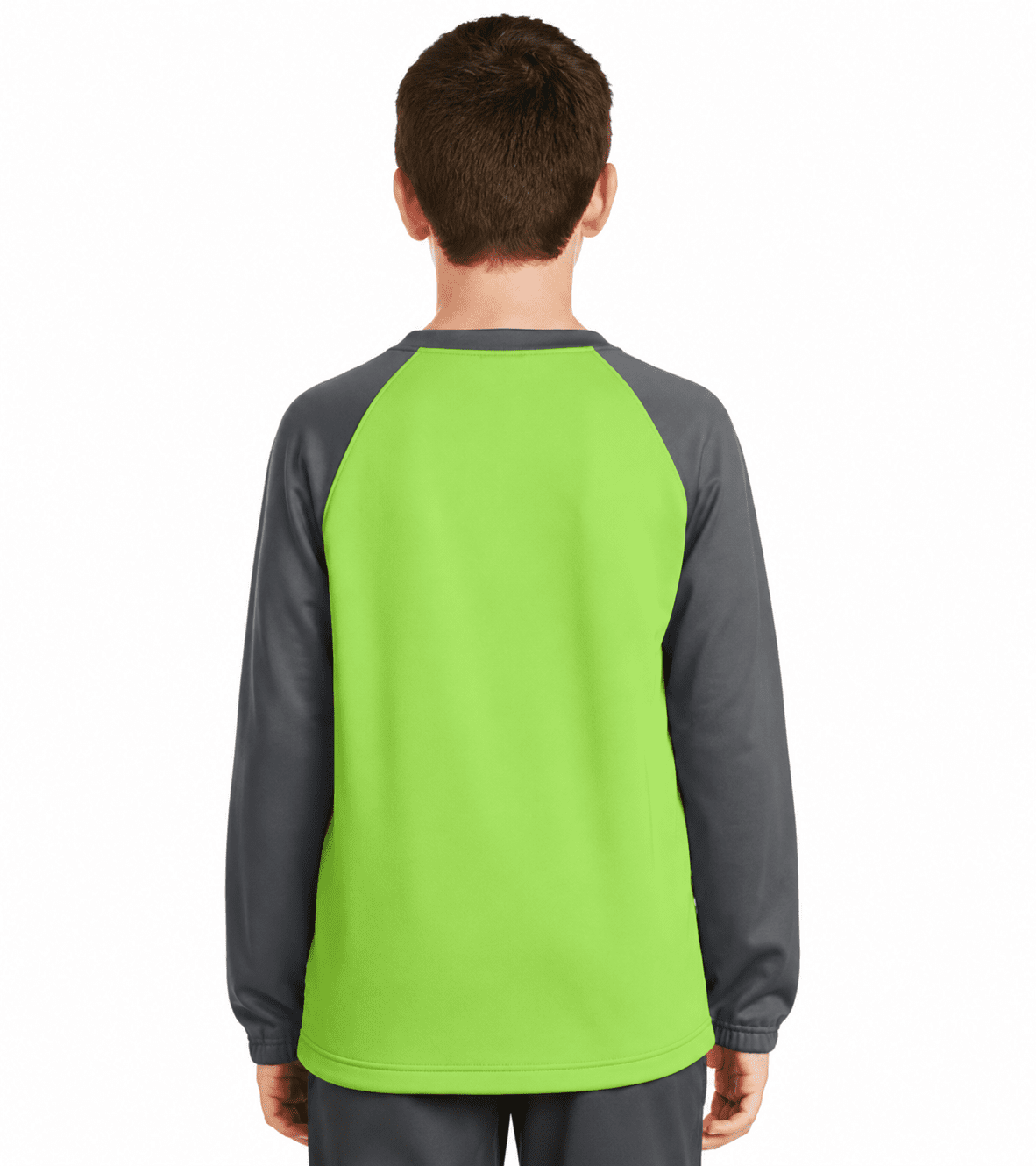 Sport-Tek Youth Raglan Colorblock Fleece - Image 4