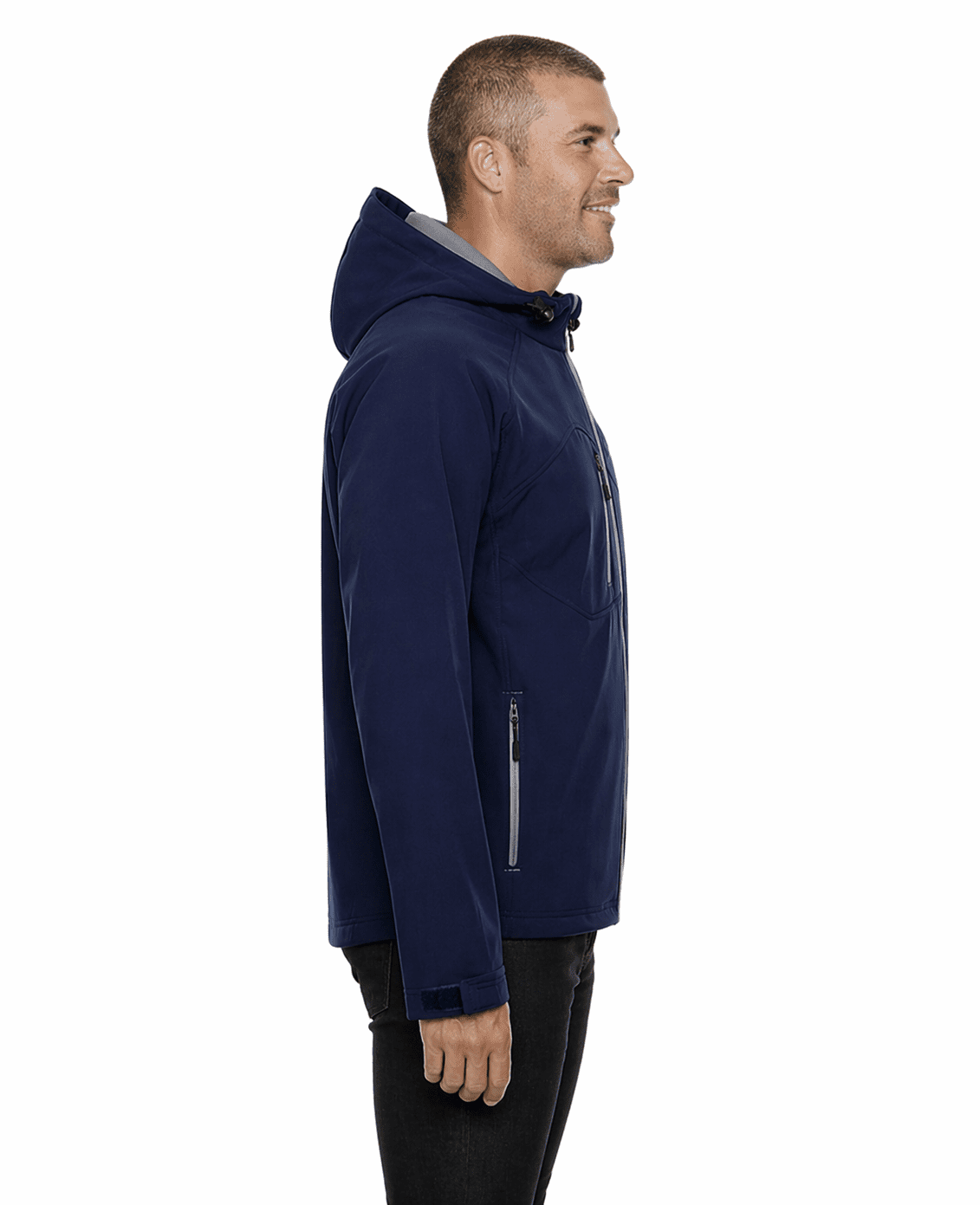 North End Bonded Soft Shell Hooded Jacket - Image 2