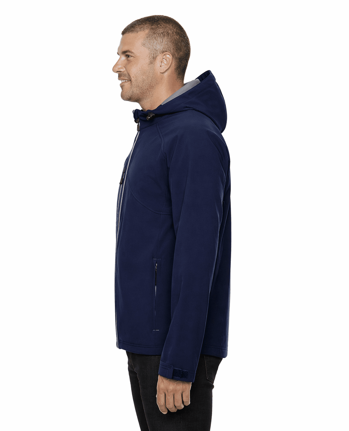 North End Bonded Soft Shell Hooded Jacket - Image 3