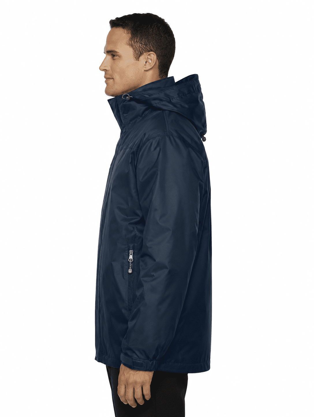 North End Men's 3-in-1 Seam-Sealed Hooded Jacket - Image 3