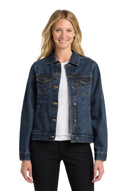 Port Authority Ladies Denim Jacket - Image 5