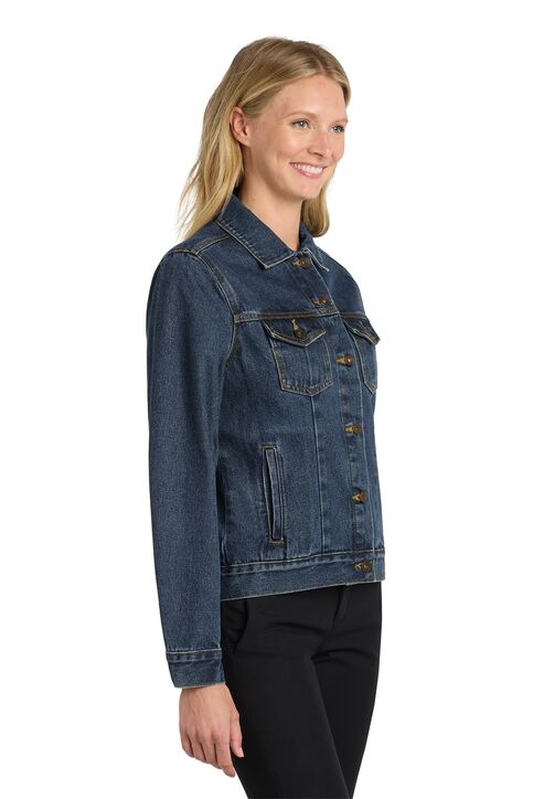 Port Authority Ladies Denim Jacket - Image 3