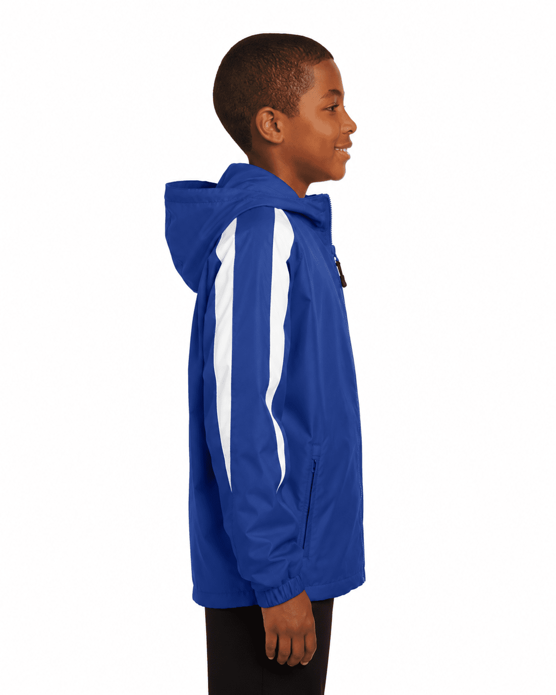 Sport-Tek Youth Lined Colorblock Jacket - Image 3