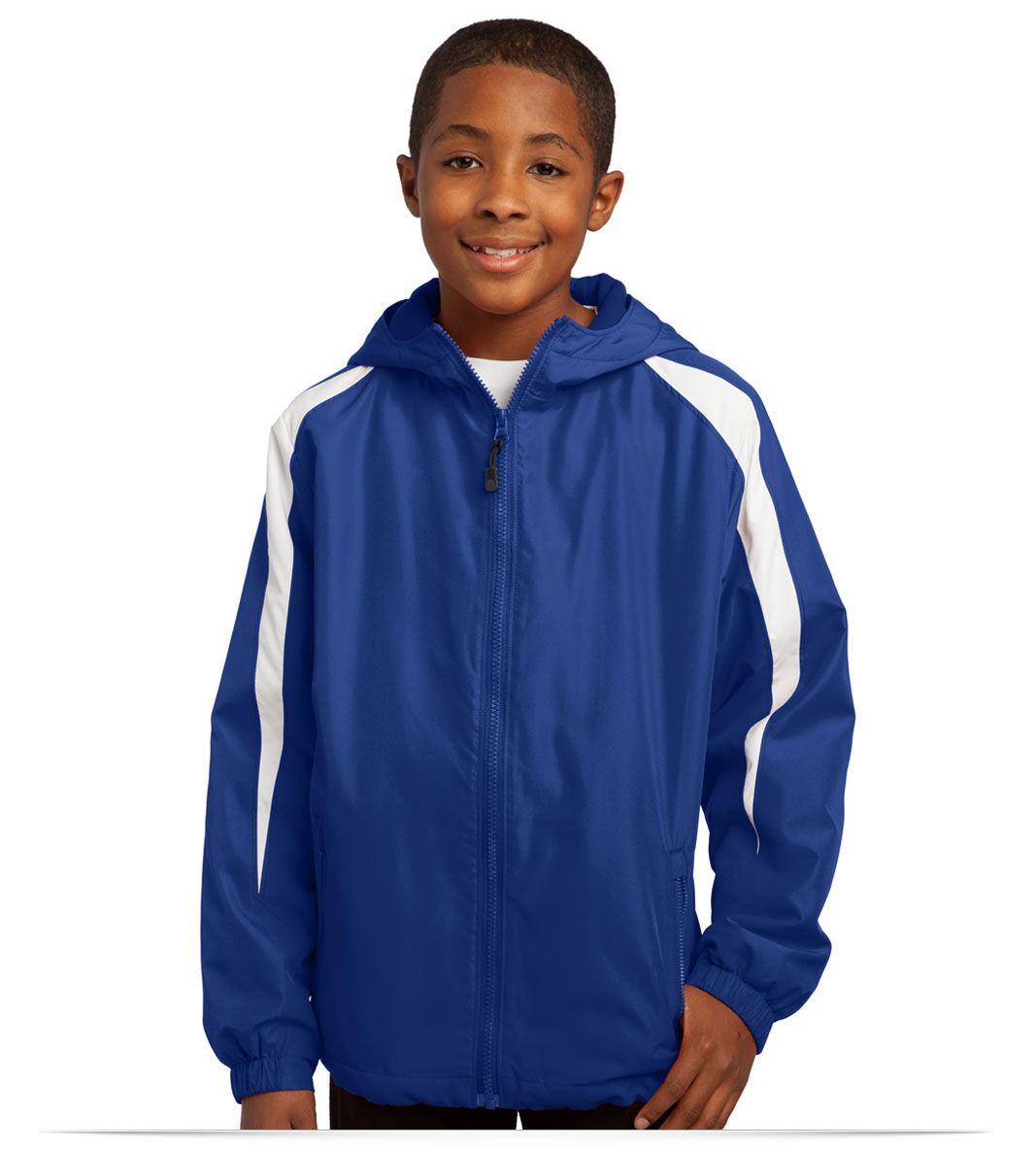 Sport-Tek Youth Lined Colorblock Jacket