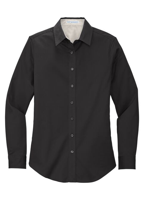 Women's Long Sleeve Easy Care Twill Shirt - Image 2