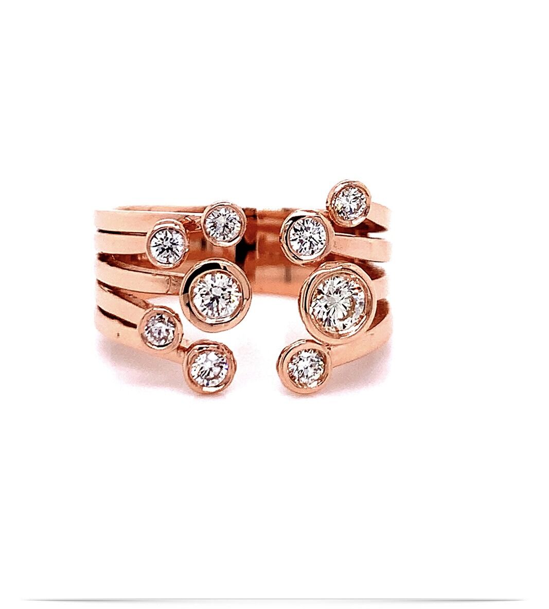 Custom “Split-Shank” Diamond Rings