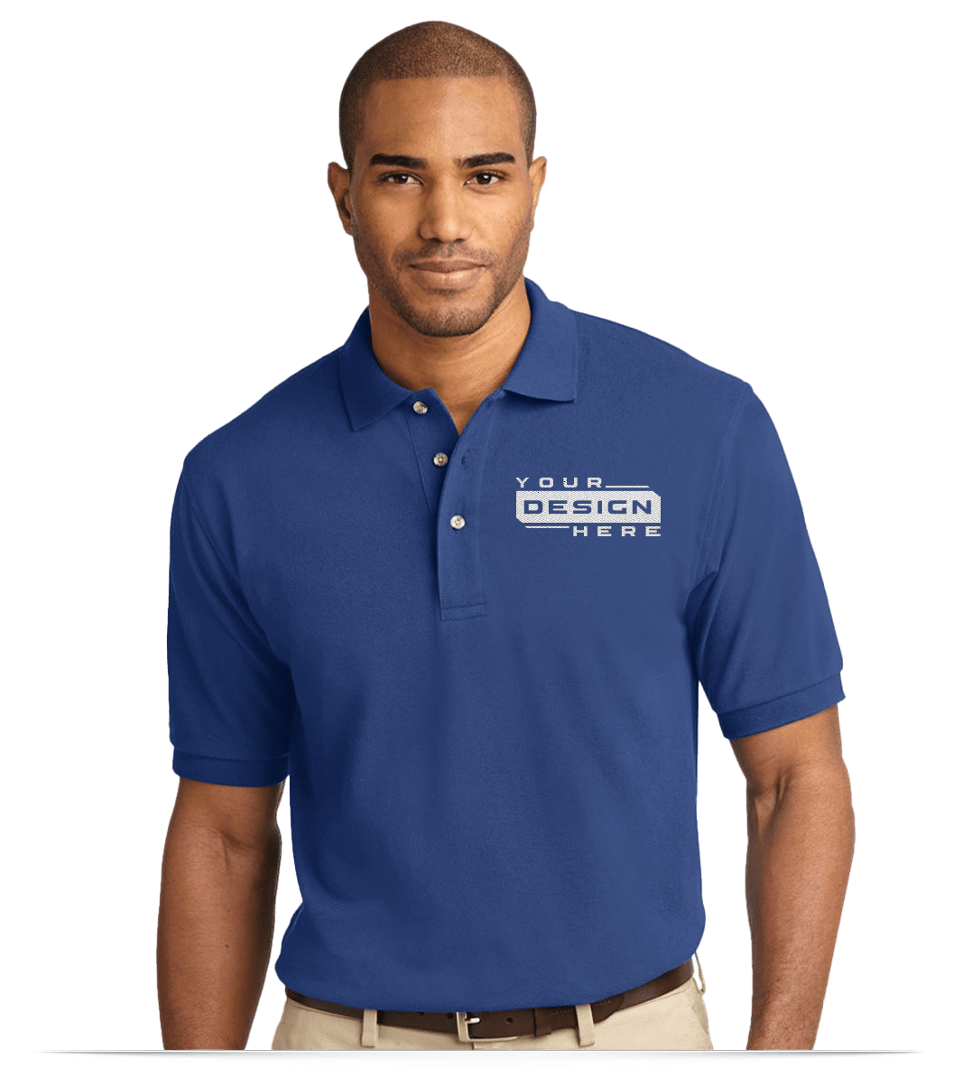 Design Custom Cotton Polo Shirts Embroidered with Logo