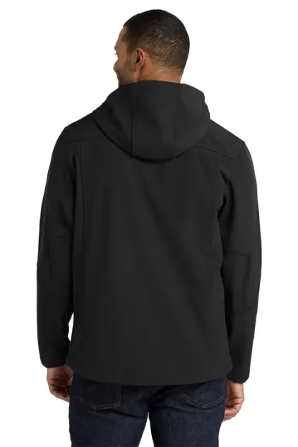 Textured Hooded Soft Shell Jacket - Image 4