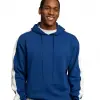 Hooded Embroidered Fleece Pullover