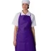 Embroidered Divided Pocket Bib Apron