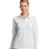 Embroidered Logo Nike Golf Ladies Long Sleeve Polo