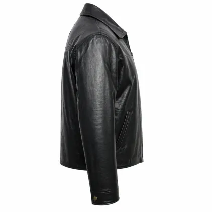 AllStar Logo Leather Jacket - Image 3