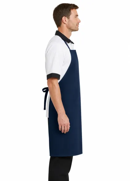 Cover-up Bib Apron with No Pockets - Image 3