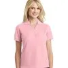 Custom 100% Cotton Embroidered Polo Shirt for Women