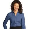 Customize Logo Ladies Easy Care Shirt