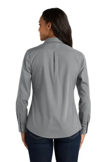 Ladies Long Sleeve Value Poplin Shirt - Image 4
