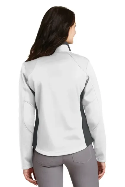 Ladies Two-Tone Soft Shell Jacket - Image 4