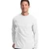Custom Logo 100% Cotton Sleeve T-Shirt with Pocket
