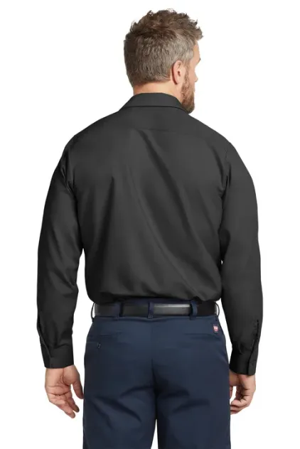 Red Kap Tall Long Sleeve Industrial Work Shirt - Image 3