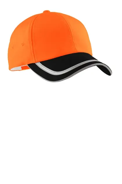 Safety Cap with High Visibility Reflective Tape - Image 4