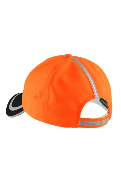 Safety Cap with High Visibility Reflective Tape - Image 2