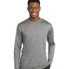Customize Sport-Tek Long Sleeve Heather Contender Tee