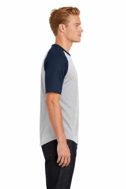 Sport-Tek Colorblock Raglan Jersey Tee - Image 2
