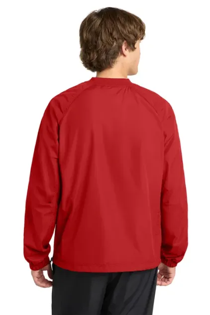 Sport-Tek V-Neck Raglan Wind Shirt - Image 4