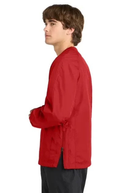 Sport-Tek V-Neck Raglan Wind Shirt - Image 3