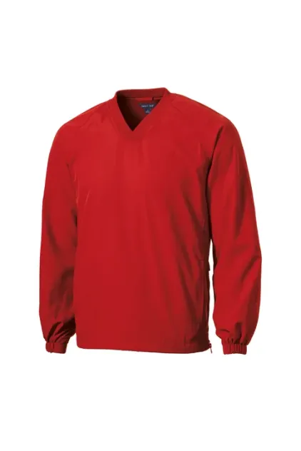 Sport-Tek V-Neck Raglan Wind Shirt - Image 2