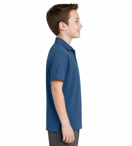 Sport-tek Youth RacerMesh Polo - Image 2