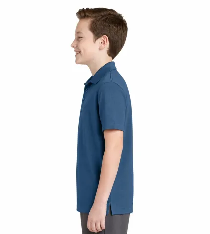 Sport-tek Youth RacerMesh Polo - Image 3
