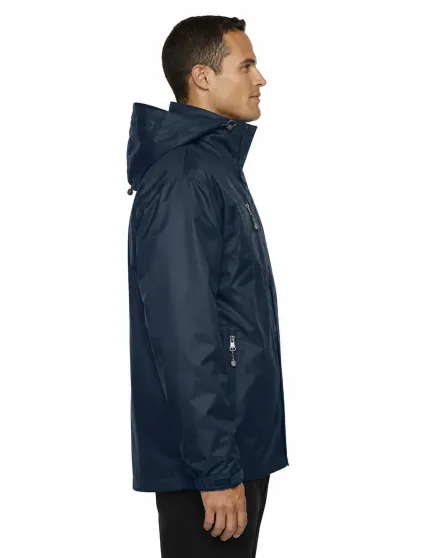 North End Men's 3-in-1 Seam-Sealed Hooded Jacket - Image 2