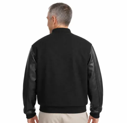 Port Authority Wool and Leather Letterman Jacket - Image 4