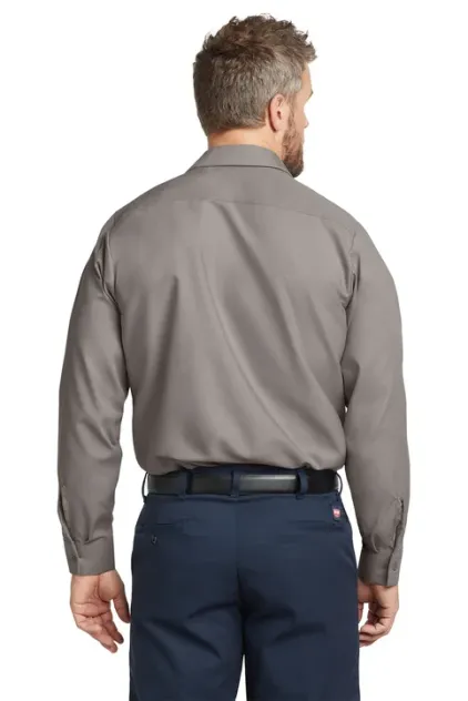 Red Kap Long Size, Long Sleeve Industrial Work Shirt - Image 3