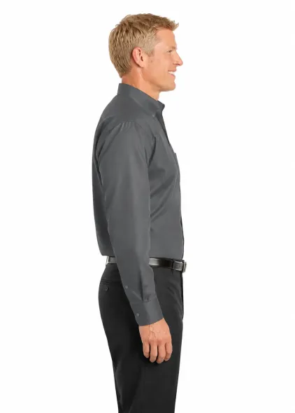 Customized Red House Non-Iron Pinpoint Oxford Shirt - Image 2