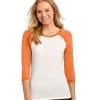 Juniors3/4-Sleeve Raglan Tee