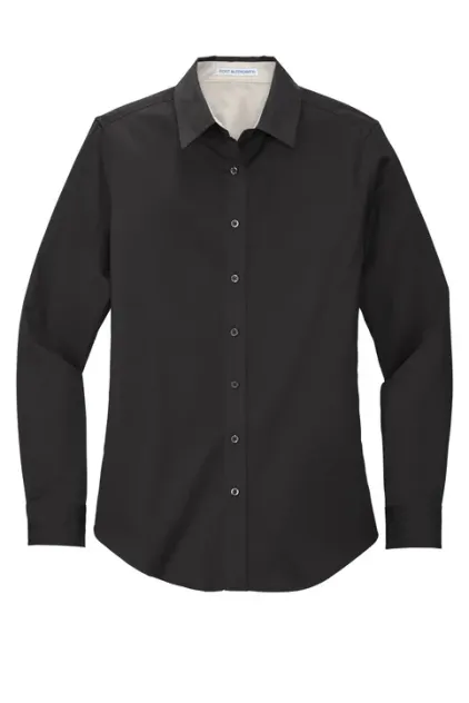 Women's Long Sleeve Easy Care Twill Shirt - Image 2